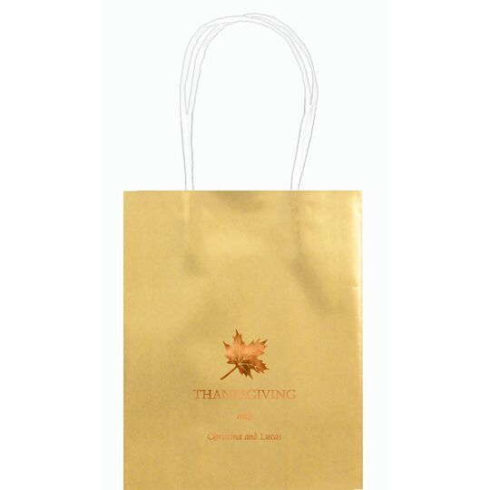 Little Autumn Leaf Mini Twisted Handled Bags